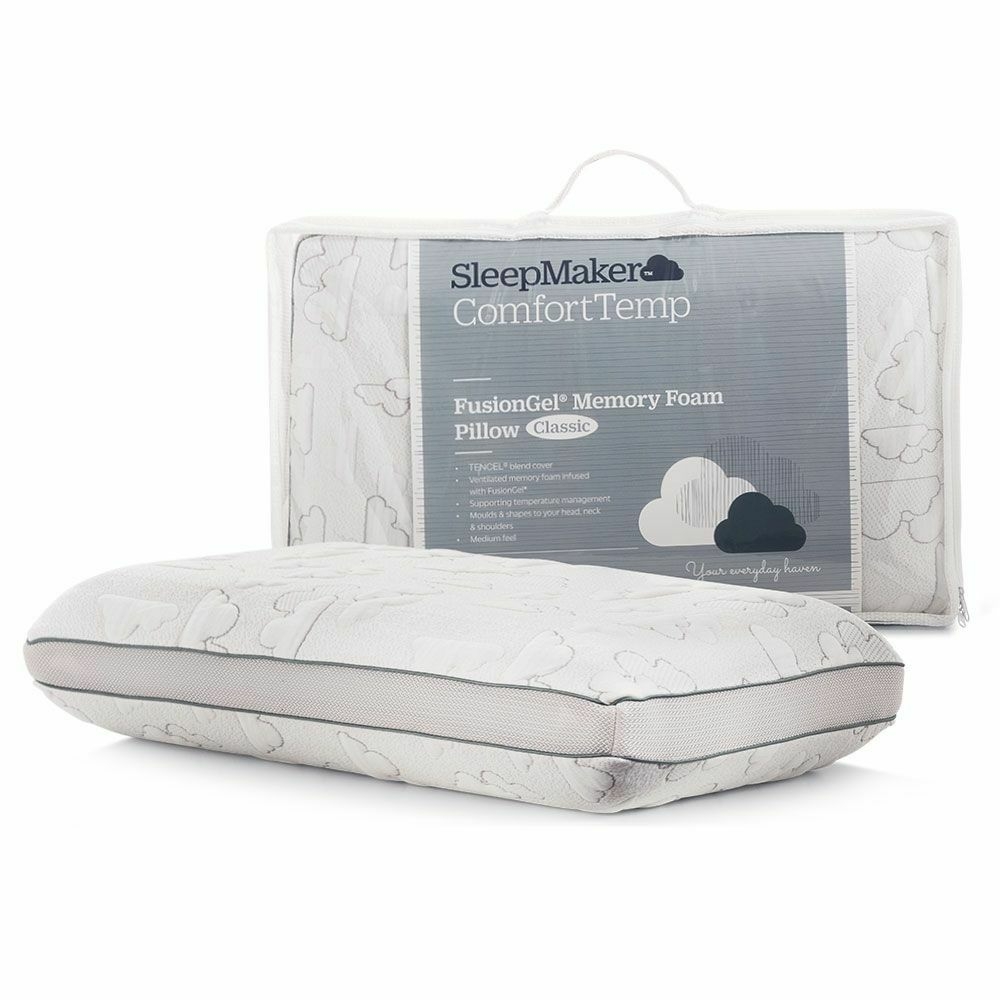 SleepMaker Fusion Gel Memory Foam Pillow - Classic image 1